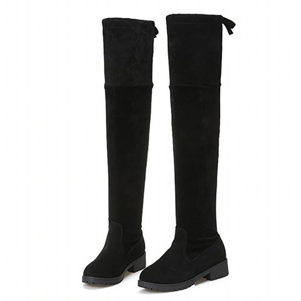 JM LOOKSwomen Fashion Solid Heels Long Boots Over Knee High Boots Pull On Heels Stylish For Womens & Girls