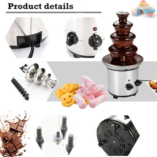 Fuente de Chocolate Eléctrica 4 Capas con Calefacción 170W miniatura 5