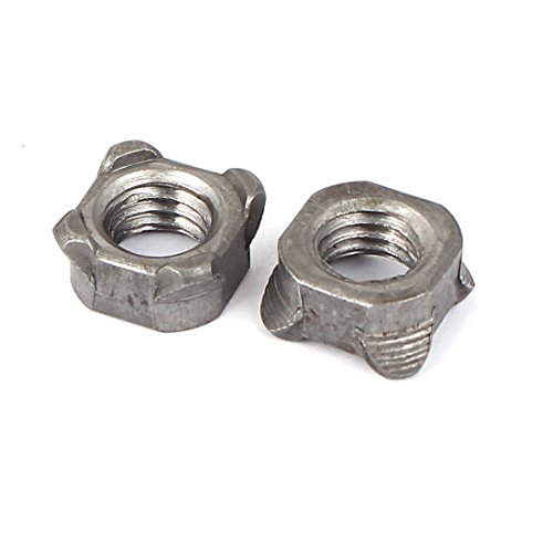 Écrous M8 carrés acier carbone sourcing map : finis les glissements de vis machine - 2