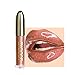 Sky Lipsticks MEIQING Women Glitter Waterproof Long Lasting Lip Gloss Bold Vivid Colorful Lipgloss Nude Glitter Shimmer Lipstick Lip Kit (#31)