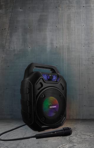 Enceinte Mini High Power Bluetooth Metronic 477188 audio portable noire avec micro inclus - 5