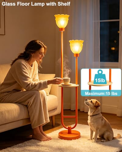 Image of Lightdot Globe Floor Lamp with LED Bulbs Included, Dimmable Floor Lamps,Unique Modern Standing Tall Lamp for Bedroom Living Room /Sofa Beside /Corner Decor-Gold