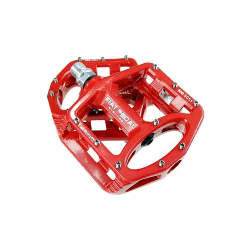 Bike Pedals Magnesium Alloy Road Bike Pedals Ultralight Mtb Big Foot Road Cycling Bearing Pedal Bike Bicycle Parts Accessories Pedals (Color : Red) #TOP25