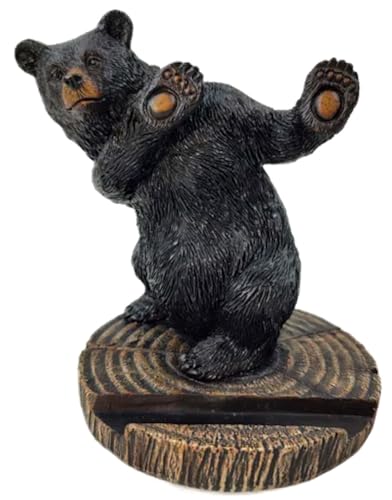 Bridge Collection Black Bear Cellphone Stand