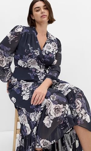 City Chic Women's Plus Size Dress - Jane Wrap Maxi2