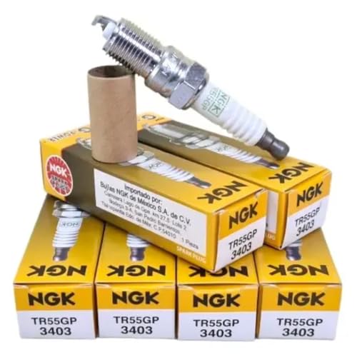 Bougie NGK TR55GP Platinum G-Power d'allumage d'origine pour moteur automobile en lot de 6