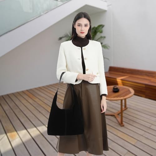 Suede Bag for Women,Suede Tote Bag,Suede Hobo Bags,Suede Handbag,Suede Slouchy Shoulder Bag4