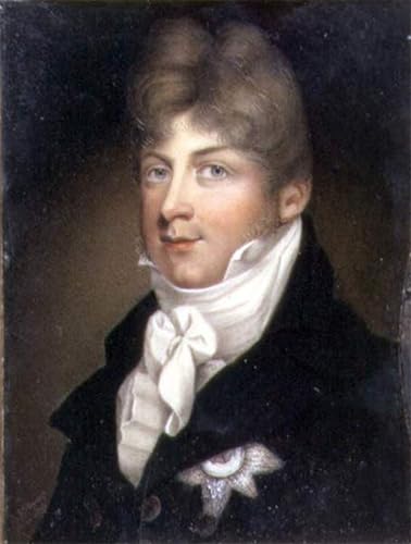 Poster impression toile de Samuel Stump portrait Auguste de Sussex art imprimé paysage 60x90cm