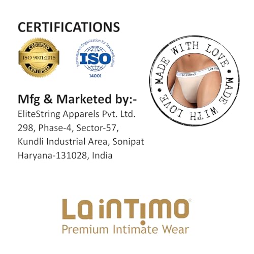 Image of BASIICS by La Intimo Featherlight Antimicrobial Semi-Seamless MiniCheek Underwear for Men