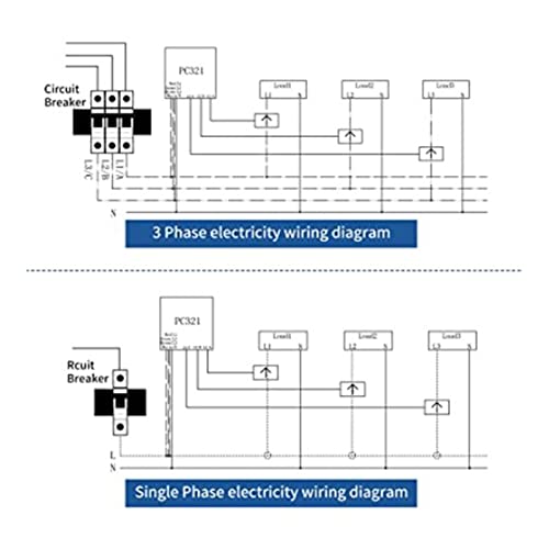 Monitor de Energia Inteligente Trifásico para Monitoramento de Eletricidade Em Tempo Real Com Medido