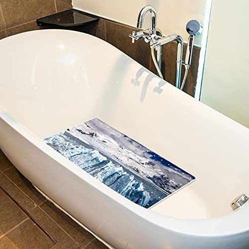 Tapis de bain antidérapant baignoire avec ventouses de sécurité