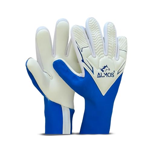 Almos Soccer Max Gel Goalkeeper Gloves – Goalie Gloves For Adult and Youth | Strong Grip for Toughest Saves with Finger Protection, Non-Slip Wear Resi