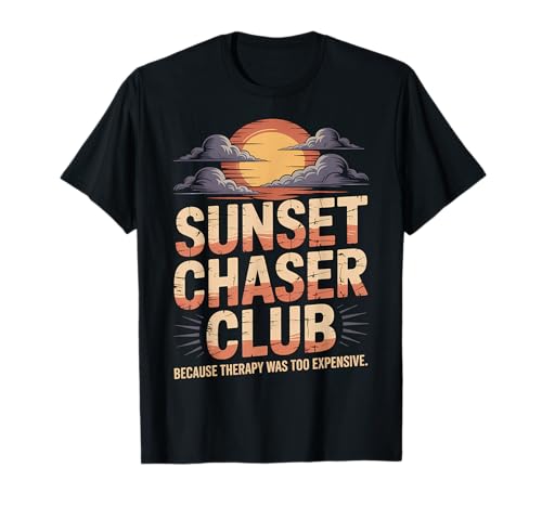 Vacaciones de verano al atardecer en Camiseta