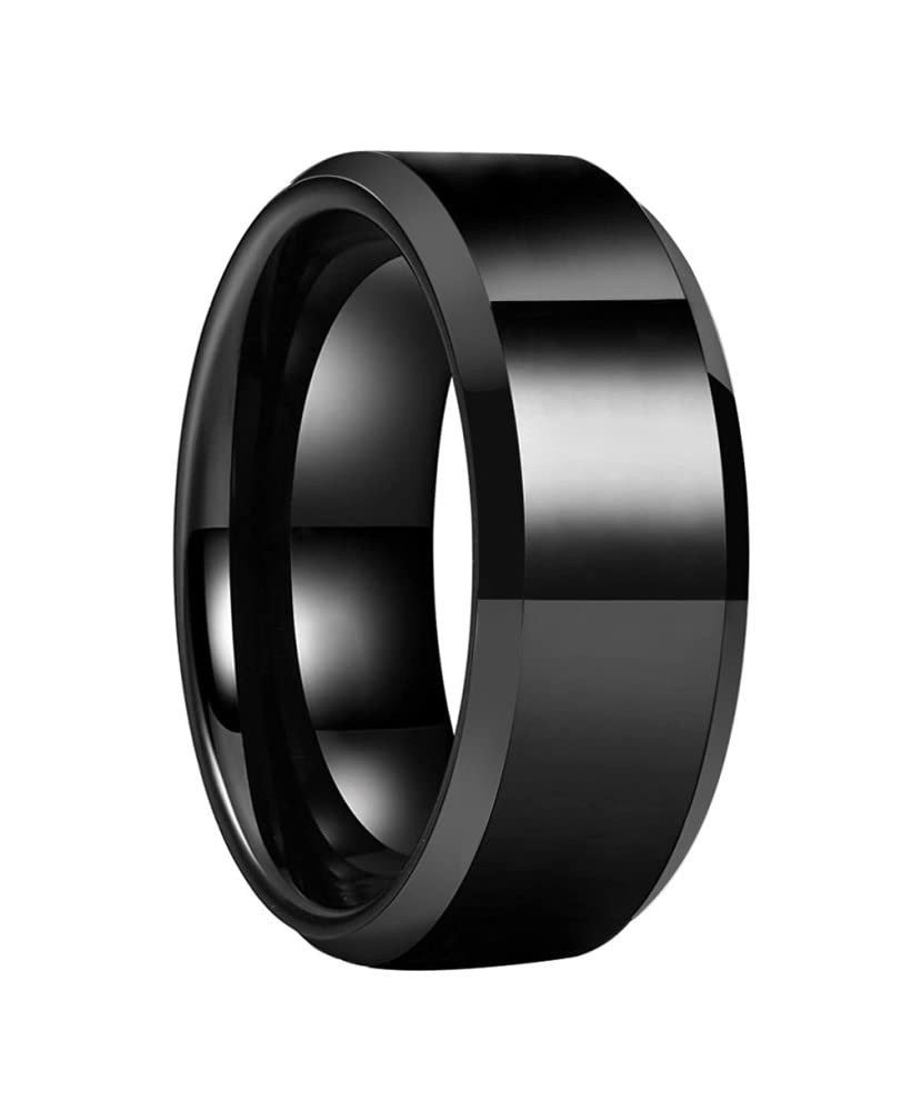 BBstore YOUR BEST BUDDYCONGRESSIONAL TUNGSTEN RING - SINGLE AND COUPLE RINGS Black, Size 11