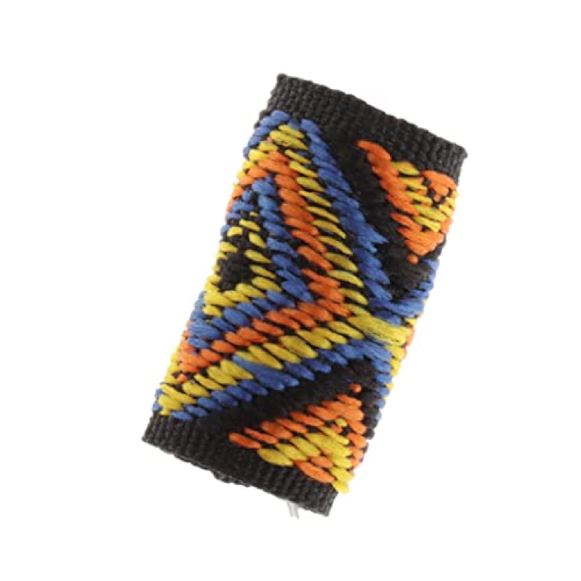 10x Knitted Fabric Hair Dreadlock Beads Tubes for DIY Braids Pendants