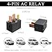 SHMZK 2 PCS Car AC Relay, G8HL-H71 Multiple Use Starter Relay OEM 39794-SDA-A03 39794-SDA-A05, 4 Pin 12V Power Re Lay Plug for Accord Element Civic CR-Z CR-V, Car Accessories
