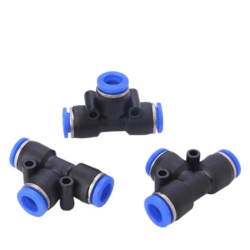 20/50PCS Pneumatic Fittings Air Pipe Connector Tube Air Hose Quick Release Fitting PE PV PU PY SA PM 4mm 6mm 8 10 12mm 16mm(PY(100PCS),10mm)
