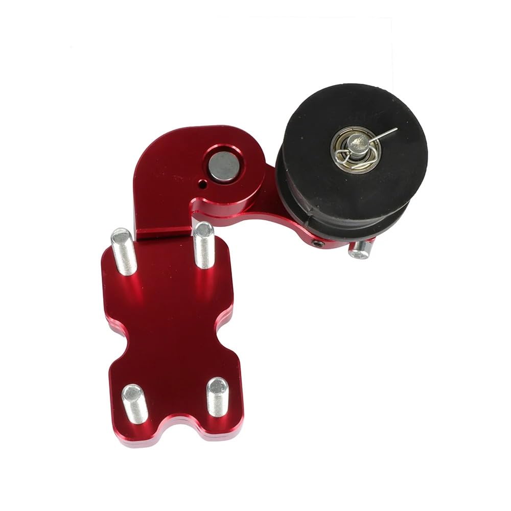 Ajusteur de Chaîne Rouleau tendeur de chaîne de réglage, pièces de Transmission de chaîne de moto pour Chopper ATV, accessoires de Modification Tendeur de Chaîne de Réglage de | Silver