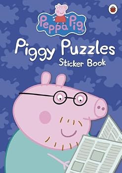 Paperback Piggy Puzzles Sticker Book (Peppa Pig) Book