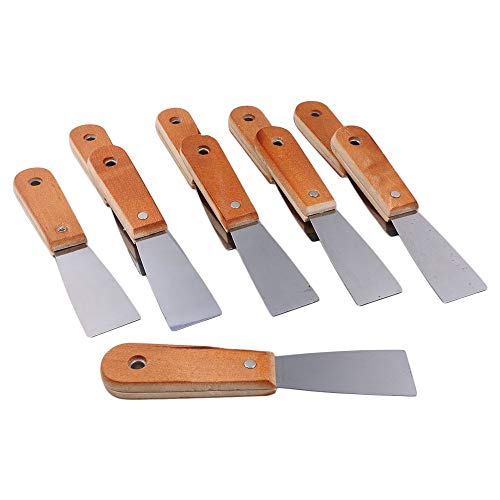 10Pcs Putty Tool 4Inch Drywall Taping Chisel Set Flexible Scraper (1.5Inch) #TOP21