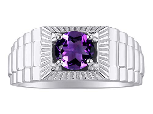 Bague en améthyste RYLOS fini les bijoux ternes avec ce style designer