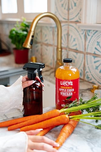 Lucy'S Family Owned - 34Oz. Glass Bottle (2 Pack) Organic, With The Mother, Apple Cider Vinegar thumb #6