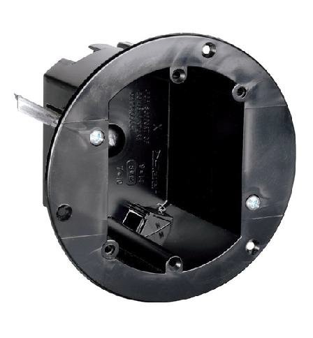 Pass & Seymour C118WAC Ceiling/Fixture Box, Round, 3-3/4", Depth: 2.68", Non-Metallic