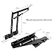 2 Pair Folding Lift and Up Hinges, Heavy Duty Lift Up Hydraulic Hinge for Home Mechanism Hardware Coffee Table Furniture Lifting Tool, by GENHAKON.