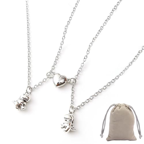 EHDWXVZM 1 Paar Freundschaftsketten, 1 Aufbewahrungstasche,...