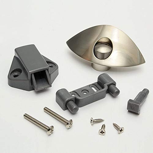 POFET Zinklegierung Half Moon Griff Push Lock Verriegelungsknopf Caravan RV Schrank Schubladenschloss