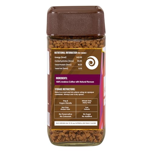 Image of Planet Coffee | Mocha DELIGHT Coffee | 50 Gms Jar | Pure Arabica | Freeze-Dried Instant Coffee | No Added Sugar | Makes 25 Cups | Medium Roast | Flavoured Coffee