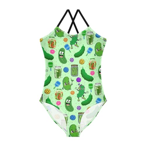 Girls One Piece Swimsuits; 3-10 Years Halter Swimwear Beach Bathing Suit
