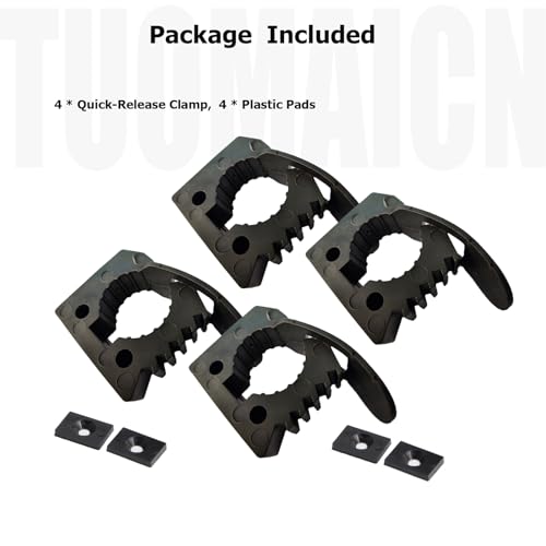 Tuomaicn Quick Release Rubber Clamp Mount Kit 1-1/5 Inch thumb #5