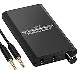 【Amplificador de Auriculares HiFi】 Es un amplificador de auriculares diseñado especialmente para Auriculares, y utilizado principalmente para procesar, amplificar y emitir las señales de audio. de alta impedancia de gama 16-300Ω.