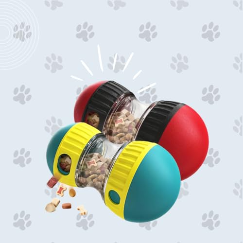 Brinquedo Interativo para Cães Dispensador de Ração e Petiscos Interativo Porta Comida para Treino L