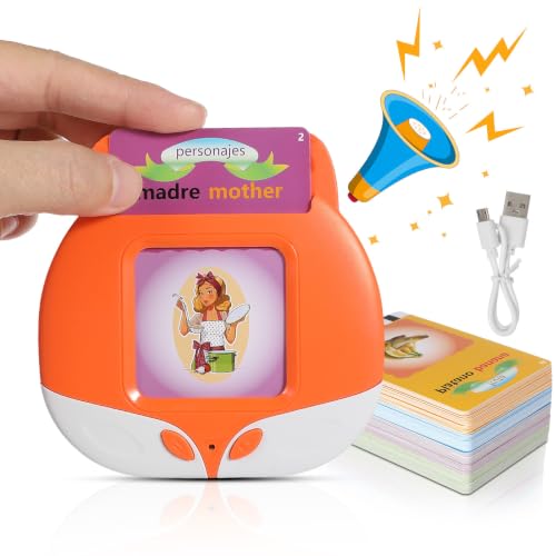 Tarjetas didácticas parlantes y juguete de aprendizaje con voz audible infantil