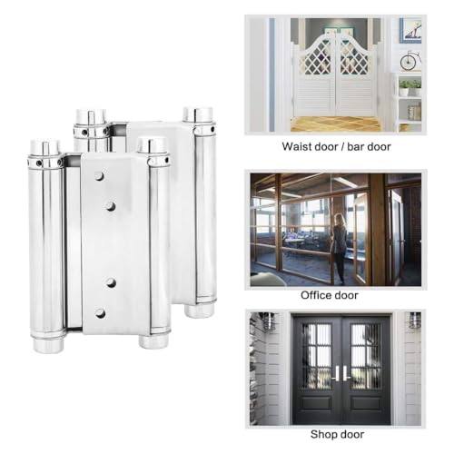 Buhyuhb D01 Double Action Spring Hinges 6Inch Stainless Steel Self Closing Hinges Double Door Hinges thumb #5