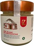 Miele bianco del Kirghizistan – Miele di lupinella puro e naturale – Raro e cremoso – Superfood – Fonte di energia naturale (300g)