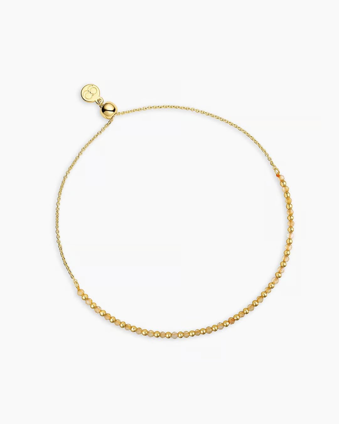 gorjana - Power Gemstone Brooks Bracelet - 18k Gold-Plated Brass - Genuine Gemstone Selection - Adjustable Closure - Elegant and meaningful design