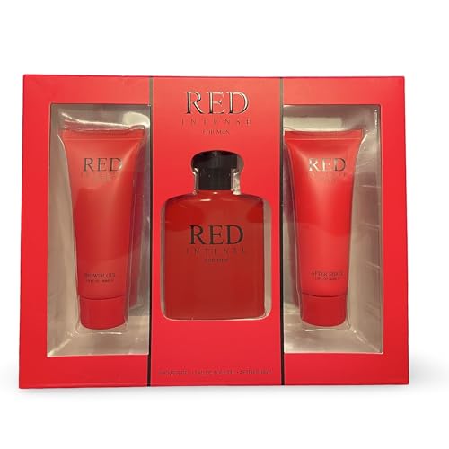 United Scents RED INTENSE for Men Gift Set with Eau