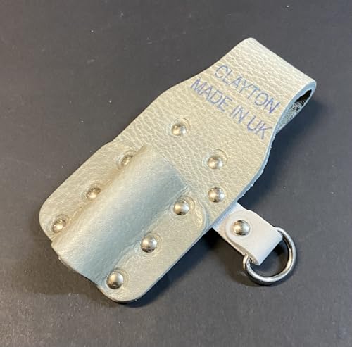 Image of Natural Chrome Leather Single Spanner Holder - Clayton Leather Products