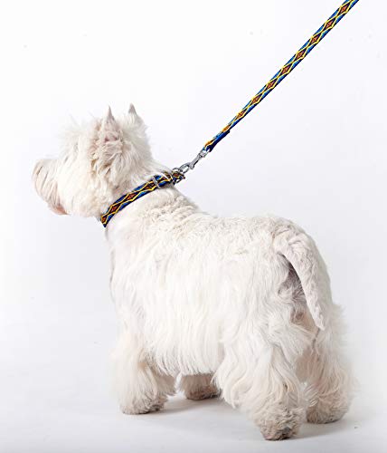 Dingo Winnetou Dog Leash Handmade in Indian Style Howgh! Black 13548, 1 x 130 cm - Image 2