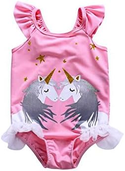 1pcs Premium Baby Swimsuit Children's Unicorn Bathing Suit Girl Cute hot Spring Girl Swimsuit