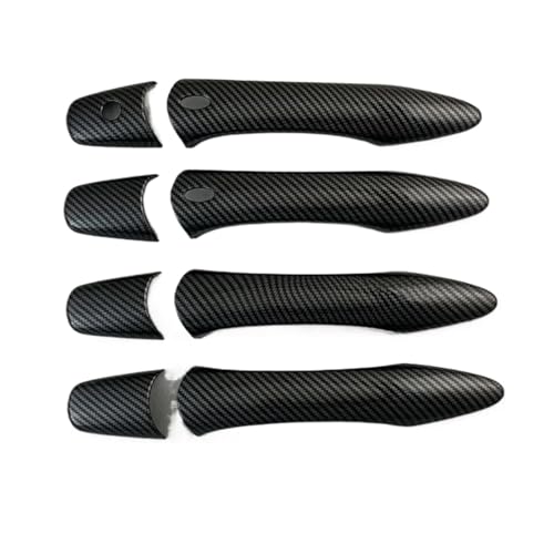 Poignée de porte extérieure pour Infiniti FX35 QX50 noire à 2 trous