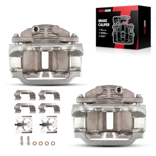 Torchbeam 2PCS Rear Driver and Passenger Side Brake Caliper For Chevrolet GMC Cadillac for 1999-2002 Silverado 1500, 1999-2002 Sierra 1500, 2001 Tahoe, Disc Brake Caliper Assembly # 18B4727+18B4726 by Torchbeam - Used condition - US$44.88