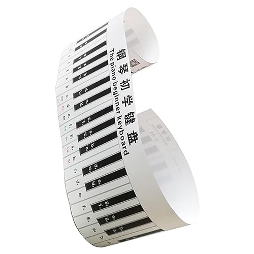 Abaodam Clavier de piano simulé clavier de pratique du piano clavier de bureau claviers instrument piano enfant autocollant de piano pour débutant Clavier de piano de bureau 3D PVC Black - Les Beatles, Paul McCartney, John Lennon, RIngo Starr, George Harrison Abaodam Clavier de piano simulé clavier de pratique du piano clavier de bureau claviers instrument piano enfant autocollant de piano pour débutant Clavier de piano de bureau 3D PVC Black