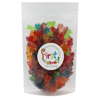 FirstChoiceCandy Gummy Bears (12 Flavor, 1 Pound (Pack of 1))