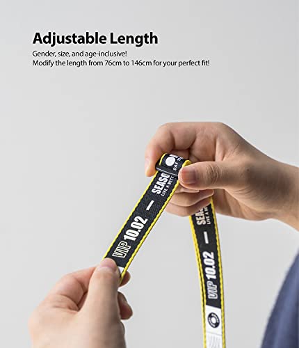 Image of Ringke Shoulder Strap [Dual-Ended Design] Adjustable Crossbody Strap, Anti-Theft Neck Lanyard for iPhone /Galaxy /Pixel Phone Cases, Cameras, etc