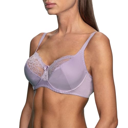 Image of Minimizer Bra with Underwire, Unlined Lace, Full Coverage