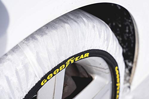 Jeu de 2 Chaînes à Neige en Textile pour Voitures Goodyear Ultra GRIP Taille XL